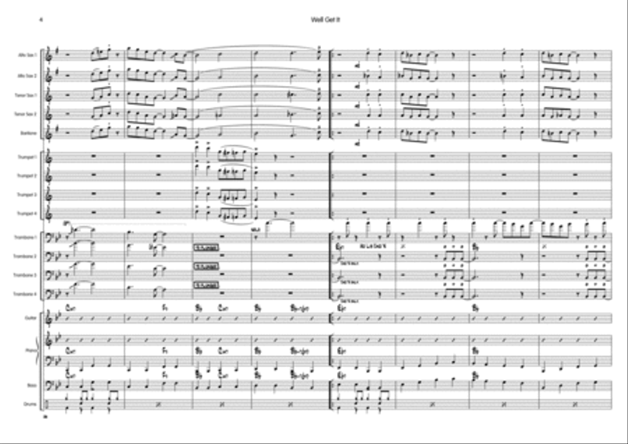 Well Get It Big Band scores gallery preview page 5