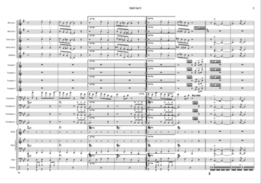 Well Get It Big Band scores gallery preview page 6