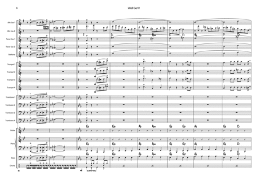 Well Get It Big Band scores gallery preview page 7