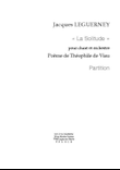 La Solitude (fr. txt de Th. de Viau) voice/orch