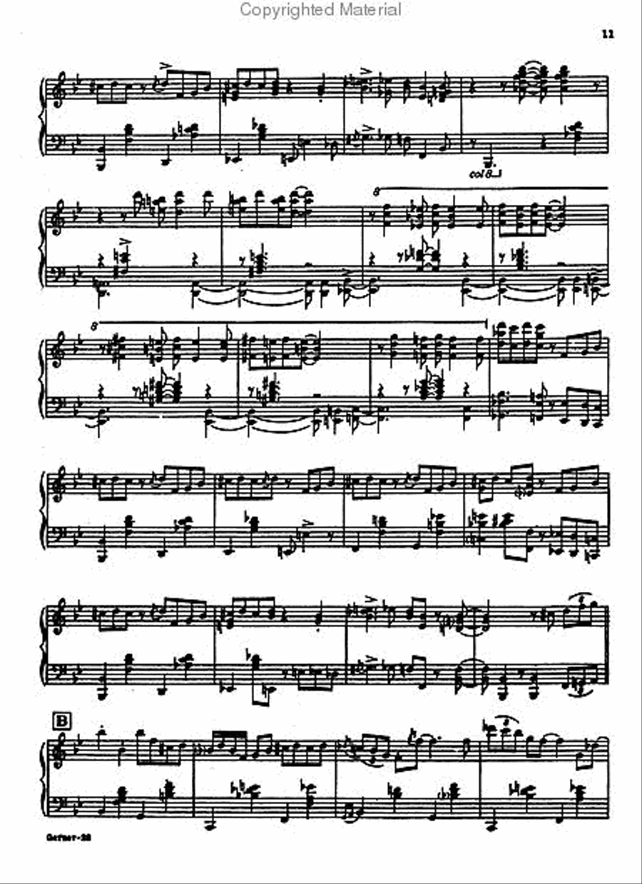 Erroll Garner - Five Original Piano Solos Piano Solo scores gallery preview page 5