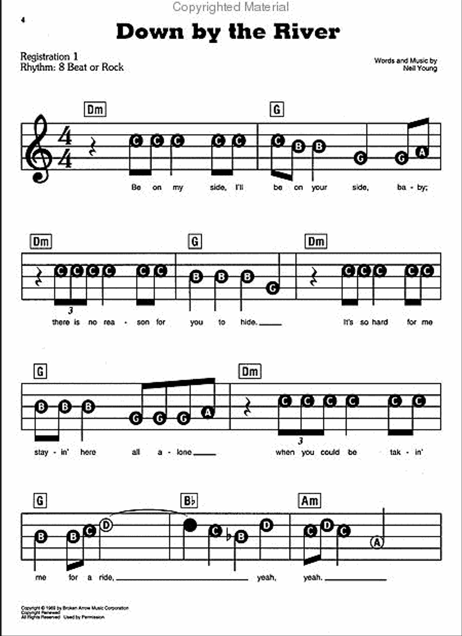 Neil Young - Greatest Hits Electronic Keyboard scores gallery preview page 3