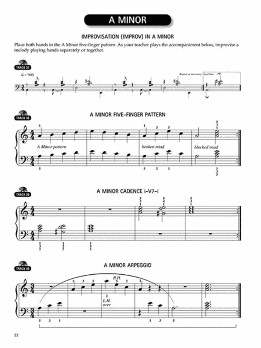 Scales, Patterns and Improvs – Book 1 Piano Method scores gallery preview page 4