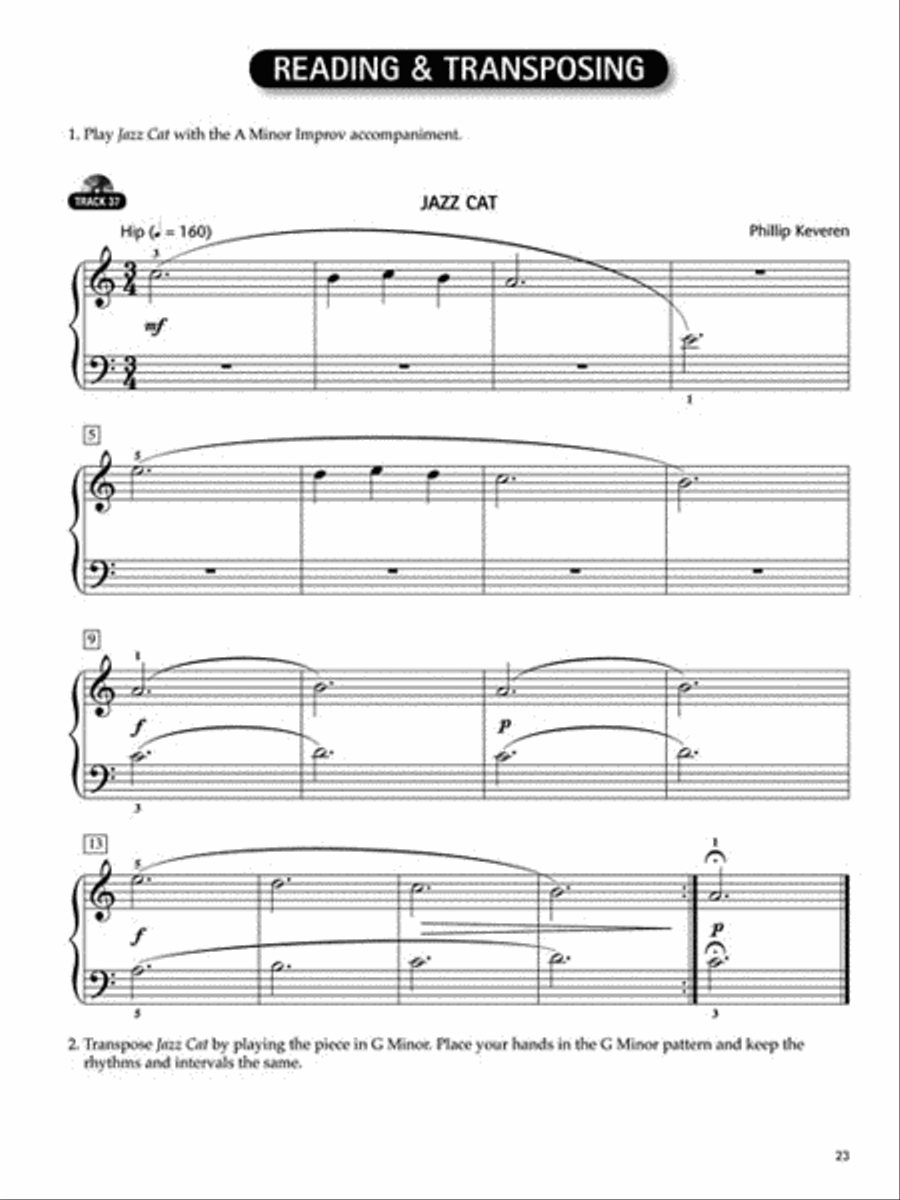 Scales, Patterns and Improvs – Book 1 Piano Method scores gallery preview page 5