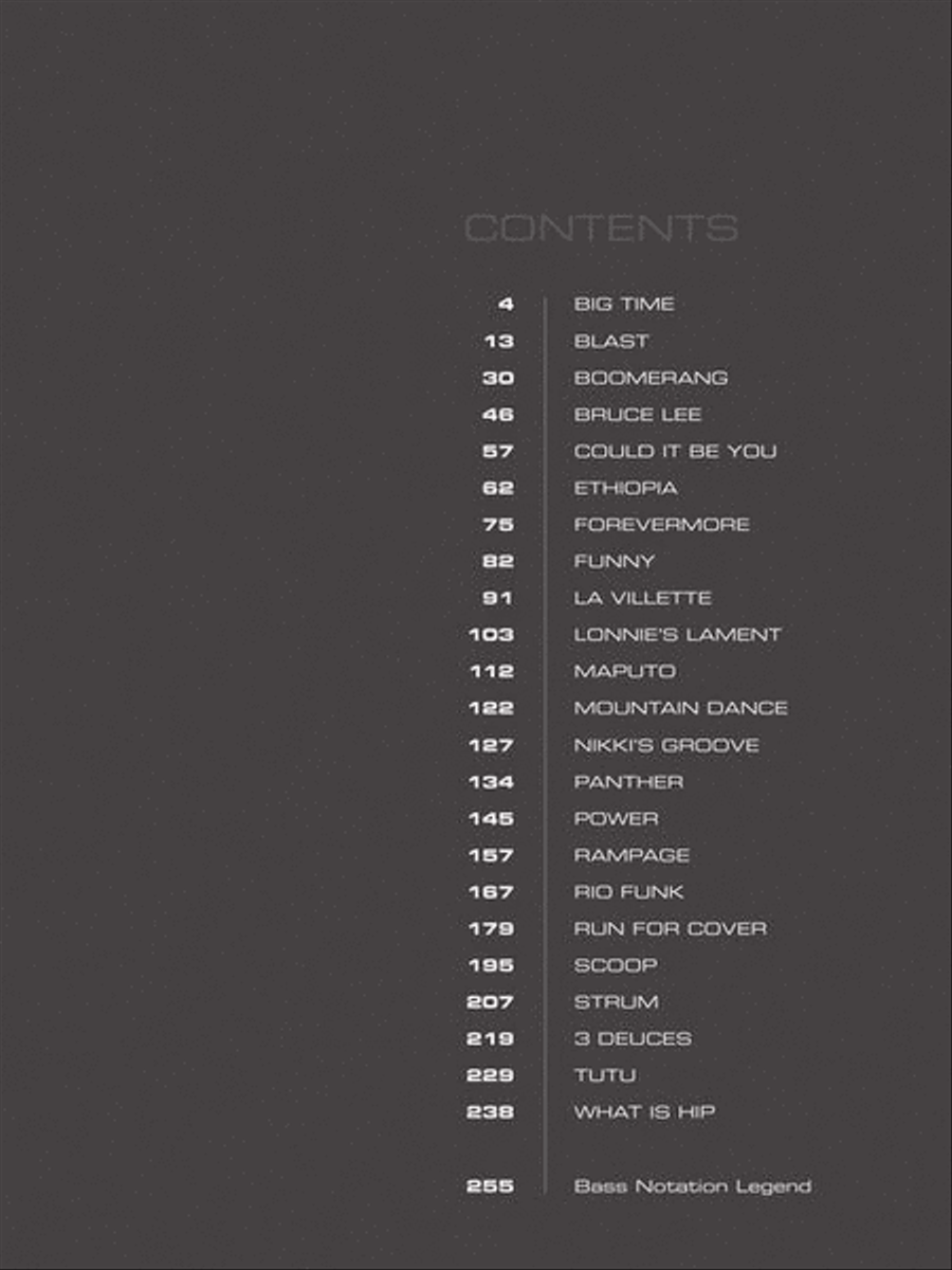 Best of Marcus Miller Best of Marcus Miller Bass Guitar Tablature scores gallery preview page 3