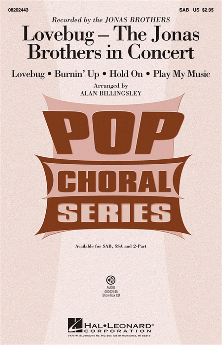 Lovebug – The Jonas Brothers In Concert 3-Part scores gallery preview page 1