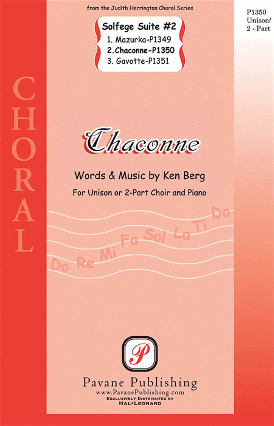 Chaconne Chaconne Unison Choir scores gallery preview page 1