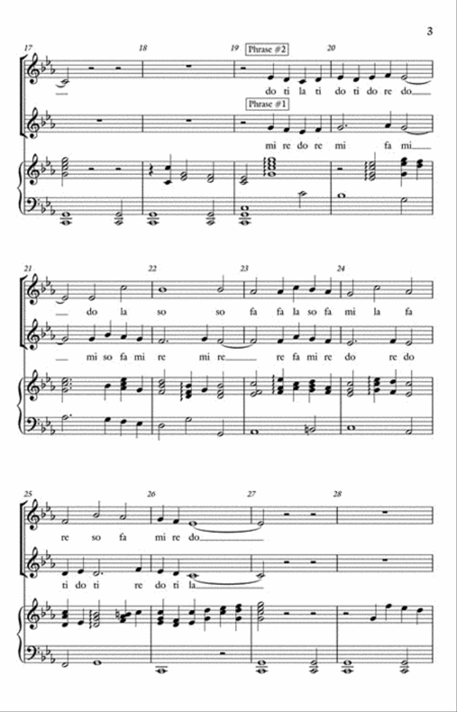 Chaconne Chaconne Unison Choir scores gallery preview page 3