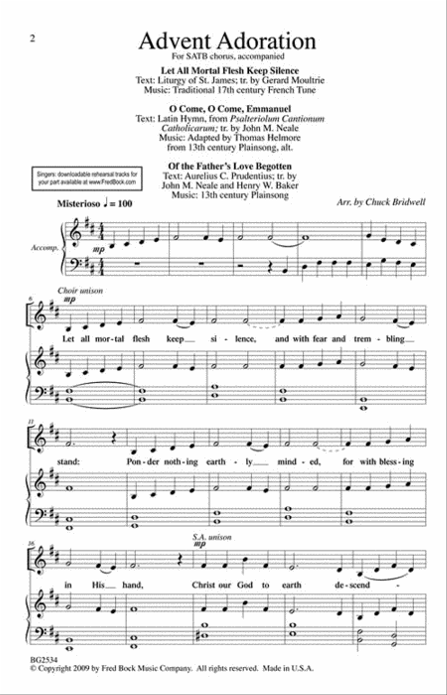 Advent Adoration Advent Adoration 4-Part scores gallery preview page 2
