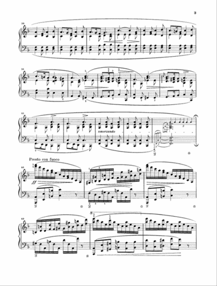 Ballade in F Major, Op. 38 Piano Solo scores gallery preview page 3