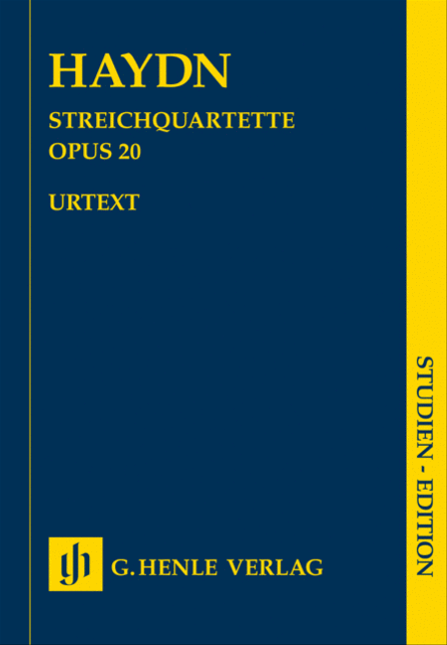 String Quartets, Vol. IV, Op. 20 (Sun Quartets) String Quartet scores gallery preview page 1