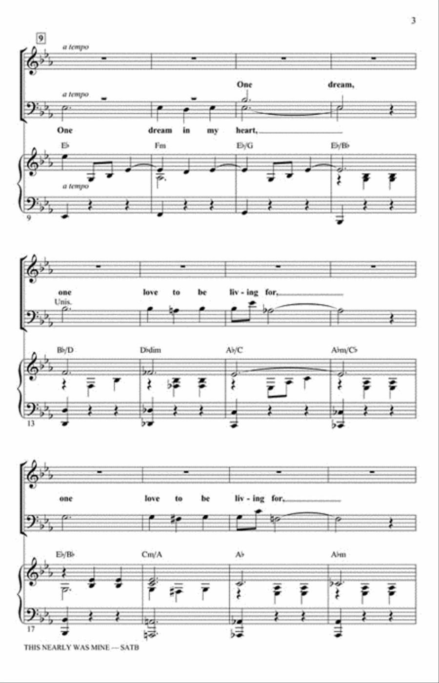 This Nearly Was Mine This Nearly Was Mine 4-Part scores gallery preview page 3