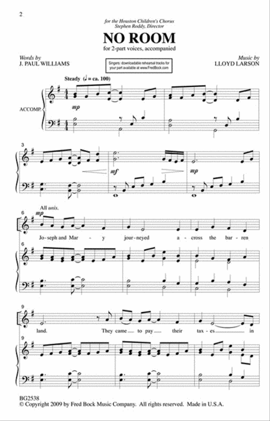 No Room No Room 2-Part scores gallery preview page 2