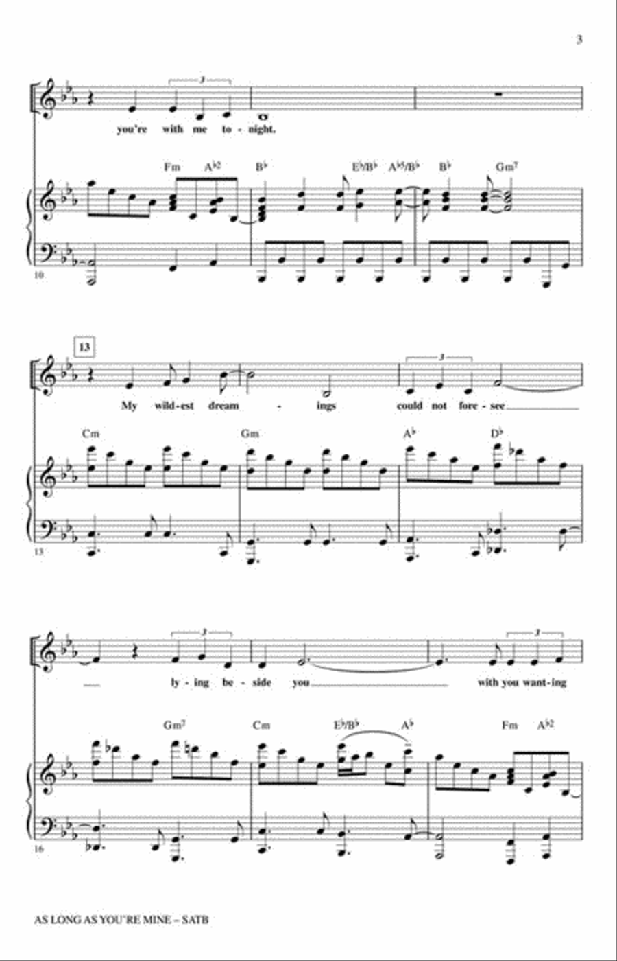 As Long as You're Mine As Long as You're Mine 4-Part scores gallery preview page 3