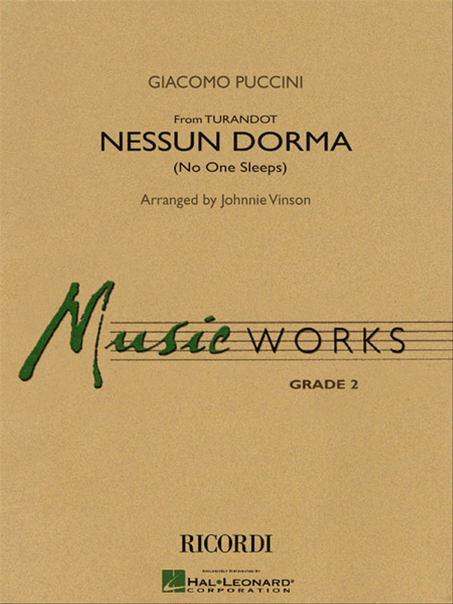 Nessun Dorma (No One Sleeps) (from Turandot) Concert Band scores gallery preview page 1
