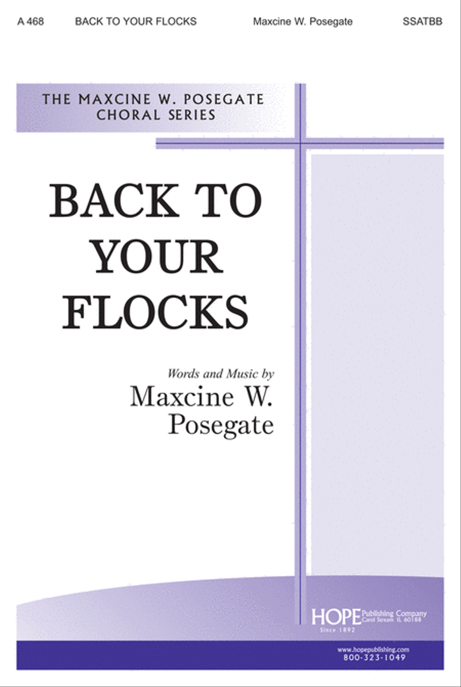 Back to Your Flocks Back to Your Flocks 4-Part scores gallery preview page 1