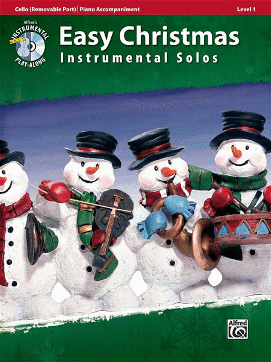 Easy Christmas Instrumental Solos for Strings, Level 1 String Orchestra scores gallery preview page 1