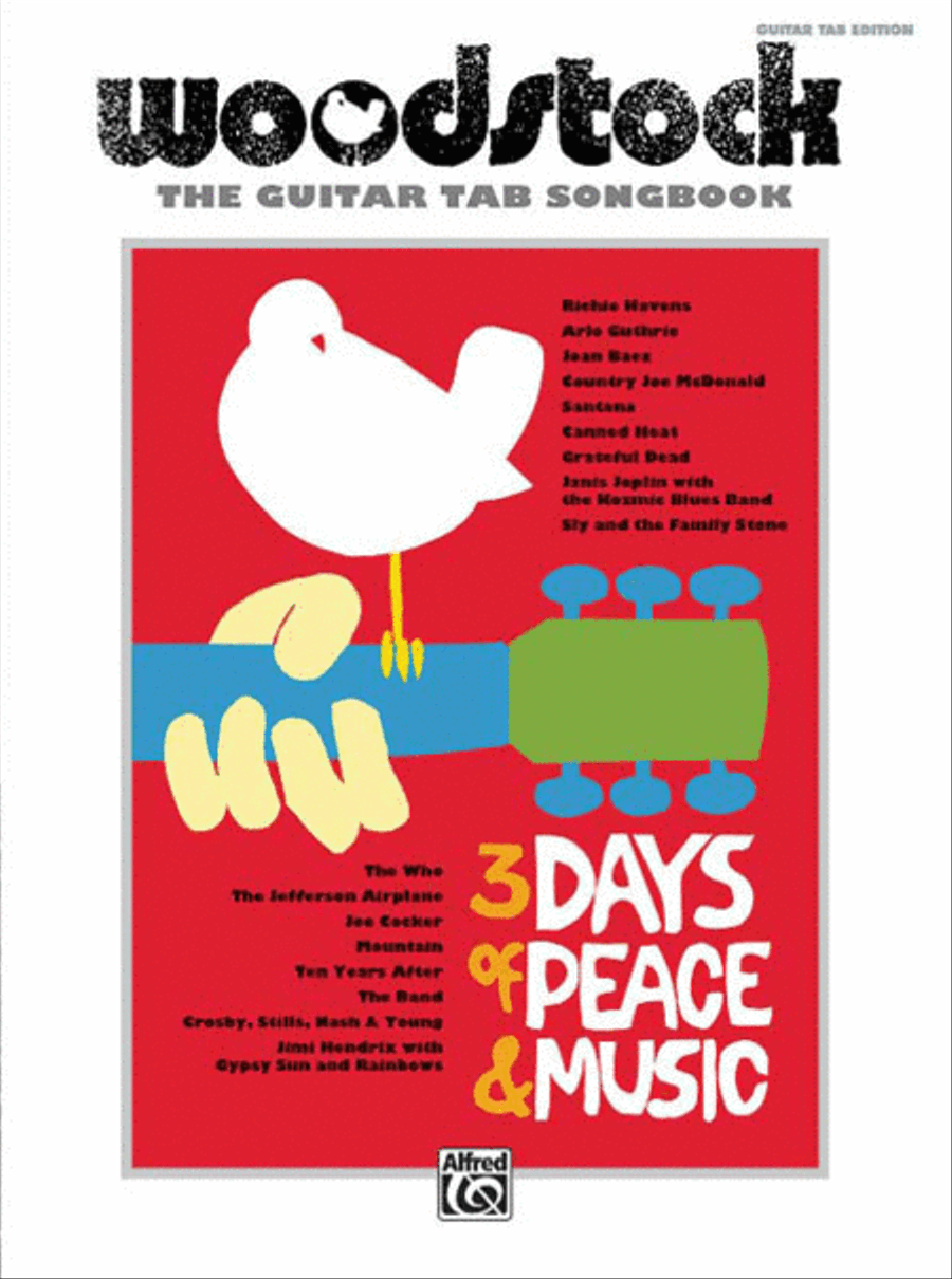 Woodstock -- The Guitar TAB Songbook Electric Guitar scores gallery preview page 1