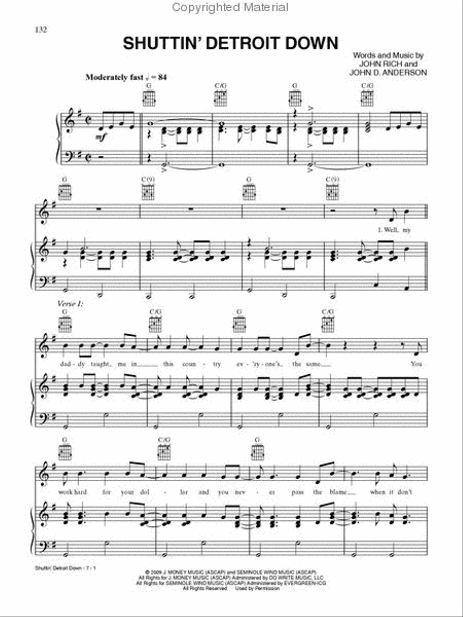 2009 Greatest Country Hits Piano, Vocal, Guitar scores gallery preview page 2