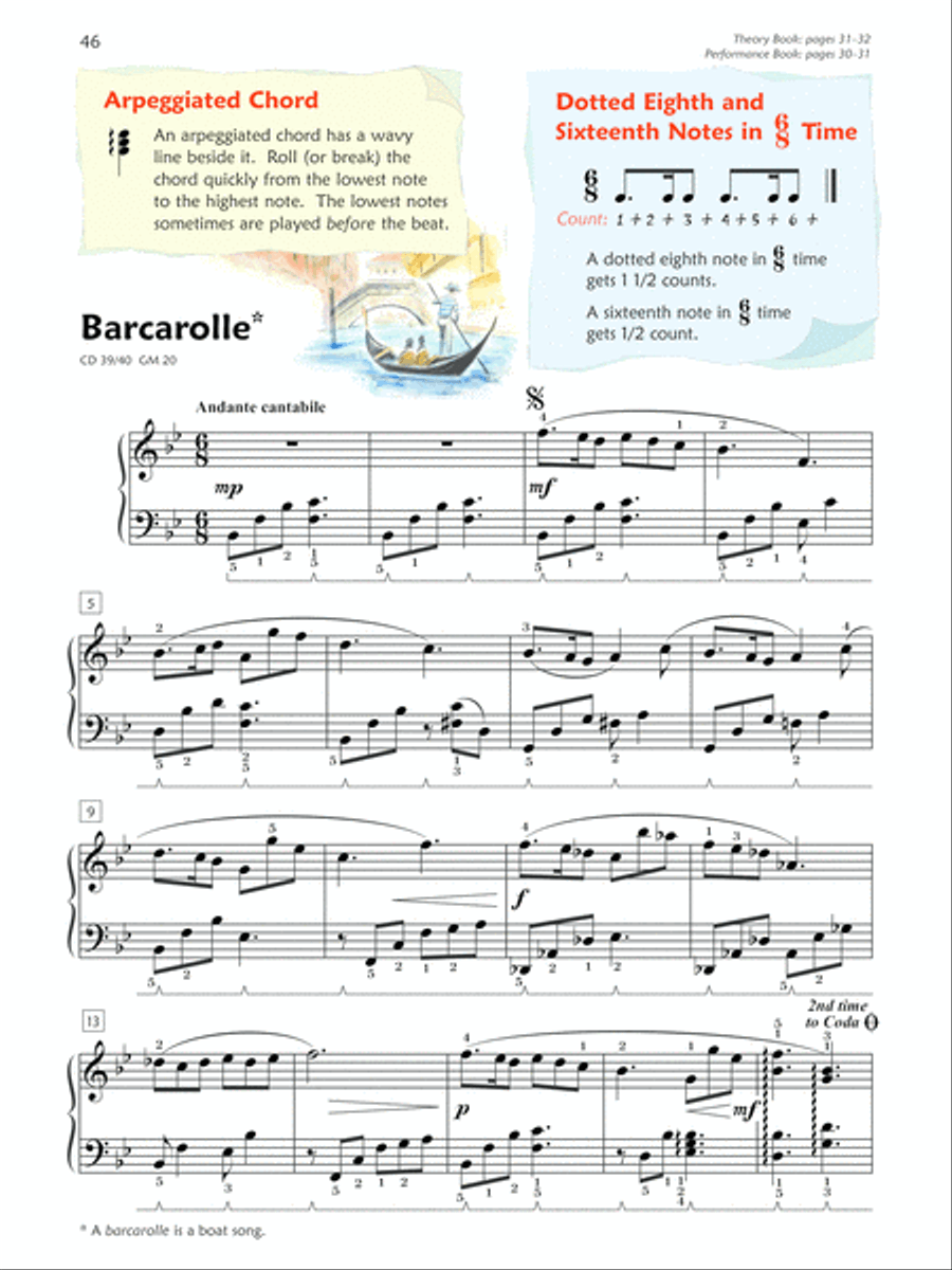 Premier Piano Course Lesson Book, Book 5 Piano Method scores gallery preview page 7