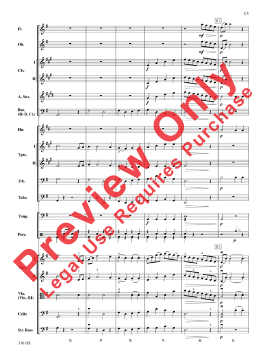 Radetzky March Radetzky March Full Orchestra scores gallery preview page 6