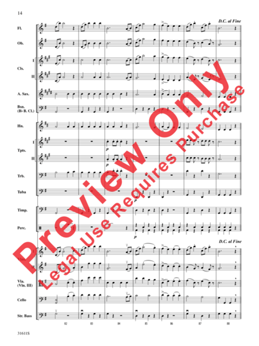 Radetzky March Radetzky March Full Orchestra scores gallery preview page 7
