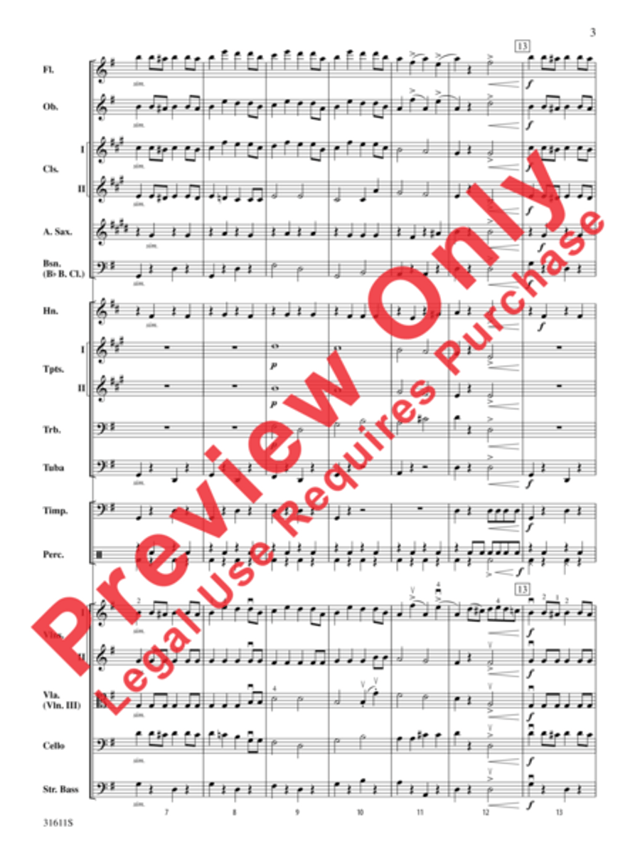 Radetzky March Radetzky March Full Orchestra scores gallery preview page 8