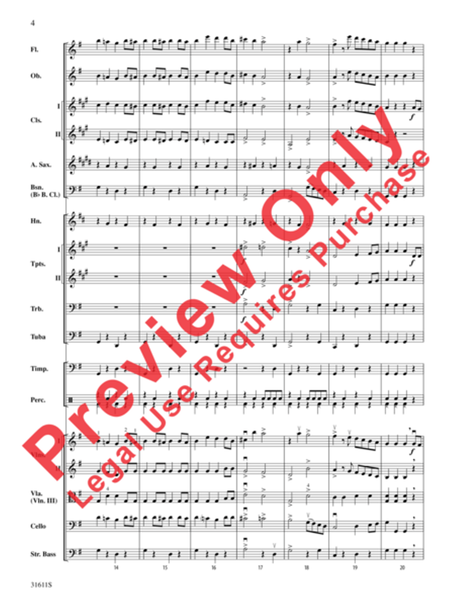Radetzky March Radetzky March Full Orchestra scores gallery preview page 9