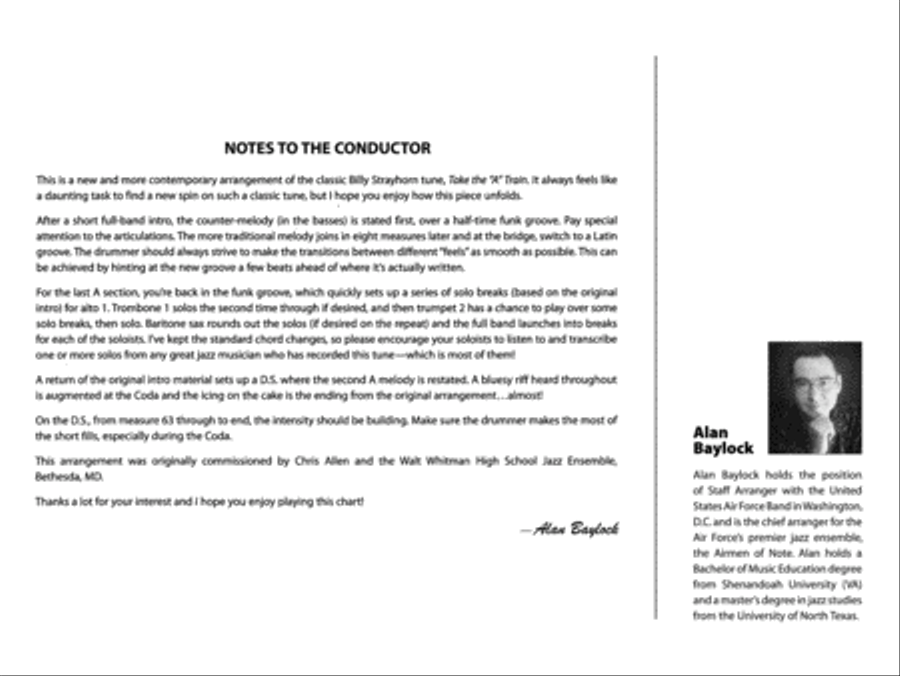 Take the A Train Jazz Ensemble scores gallery preview page 3