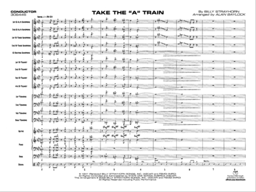 Take the A Train Jazz Ensemble scores gallery preview page 4