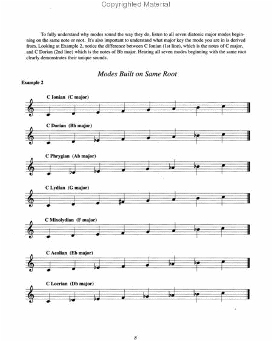 Don Mock's Modal Mojo Electric Guitar scores gallery preview page 2