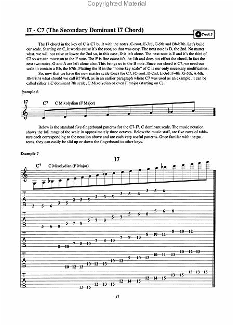 Don Mock's Mastering the Dominant Chord Electric Guitar scores gallery preview page 2