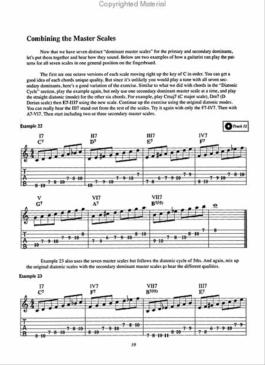Don Mock's Mastering the Dominant Chord Electric Guitar scores gallery preview page 3