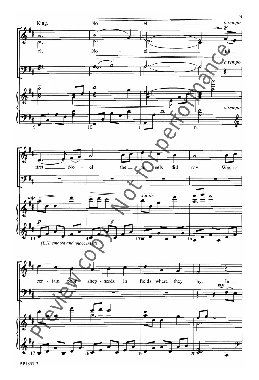 The First Noel - Dan Forrest - SATB 4-Part scores gallery preview page 4