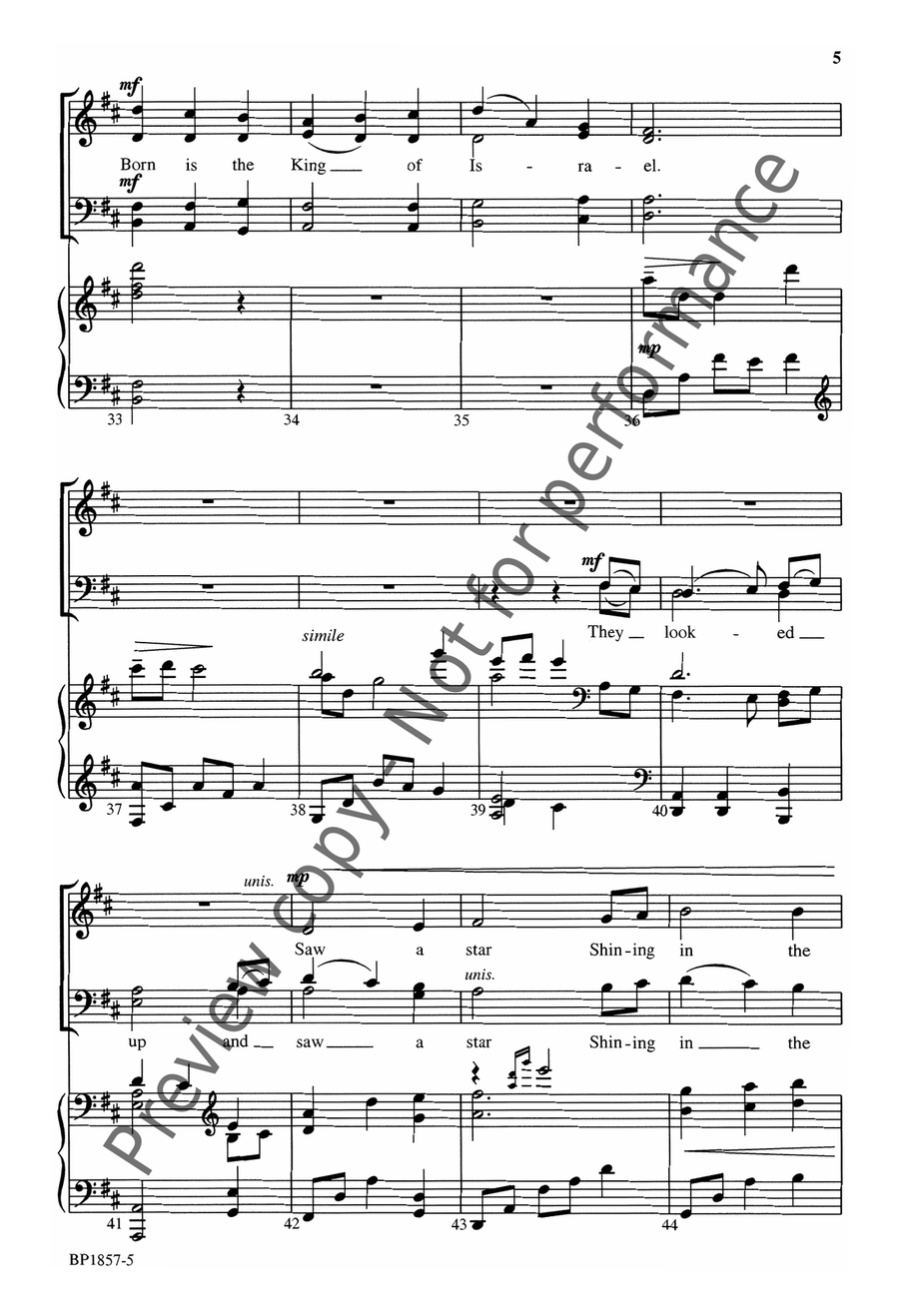 The First Noel - Dan Forrest - SATB 4-Part scores gallery preview page 6