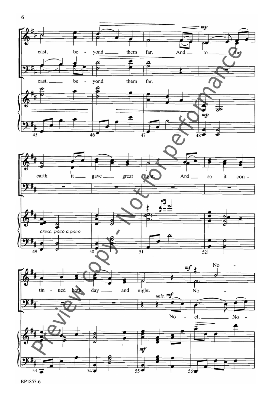 The First Noel - Dan Forrest - SATB 4-Part scores gallery preview page 7