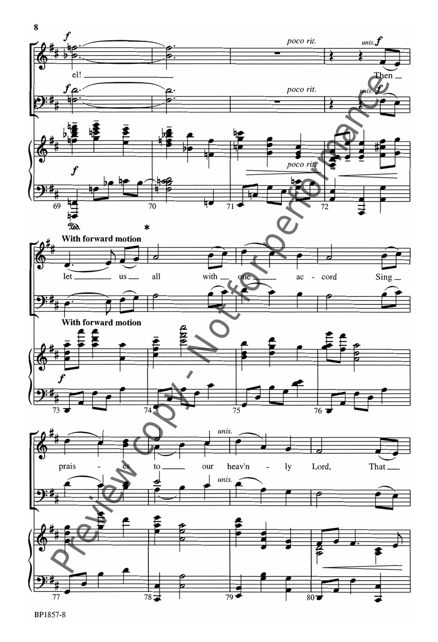 The First Noel - Dan Forrest - SATB 4-Part scores gallery preview page 9
