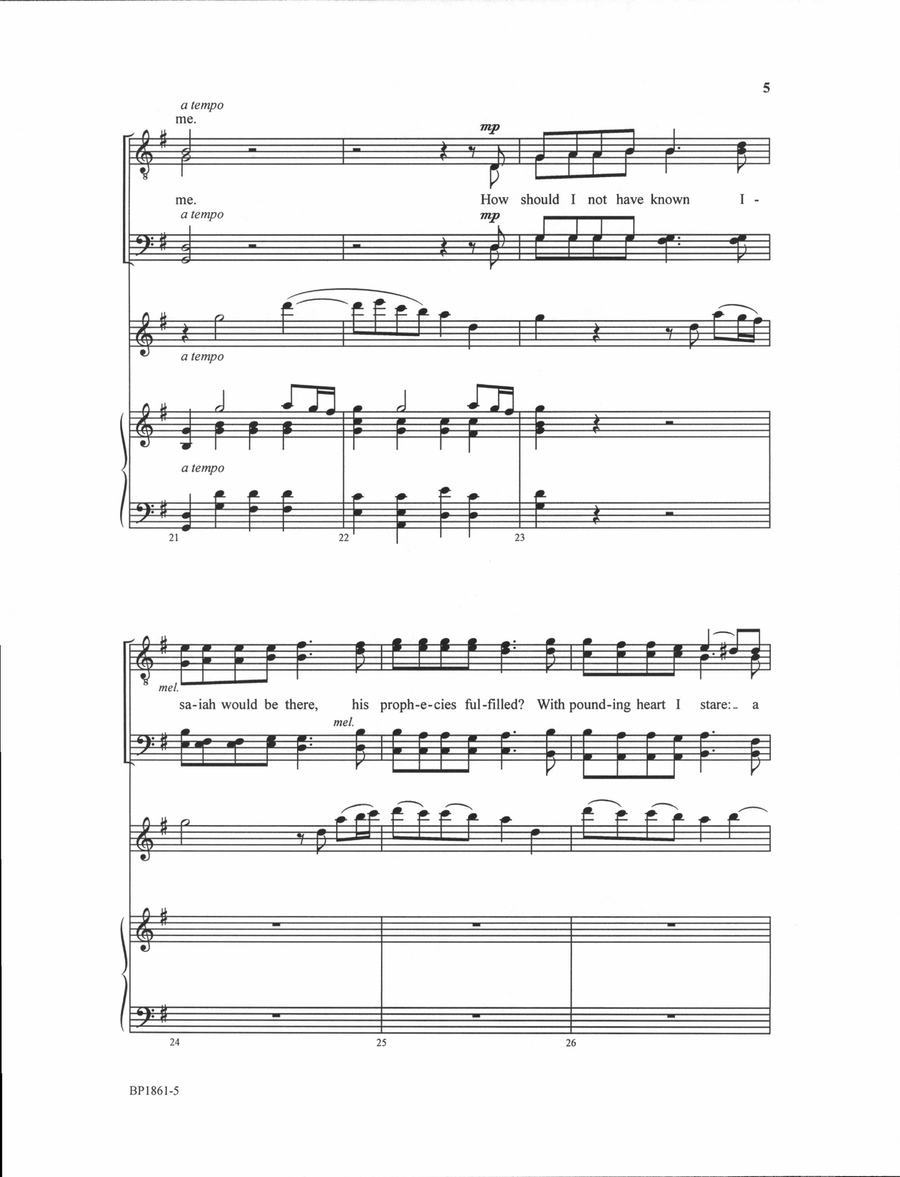 Where Shepherds Lately Knelt - TTBB TTBB scores gallery preview page 5