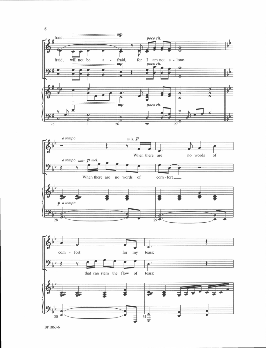 I Am Not Afraid I Am Not Afraid 4-Part scores gallery preview page 5