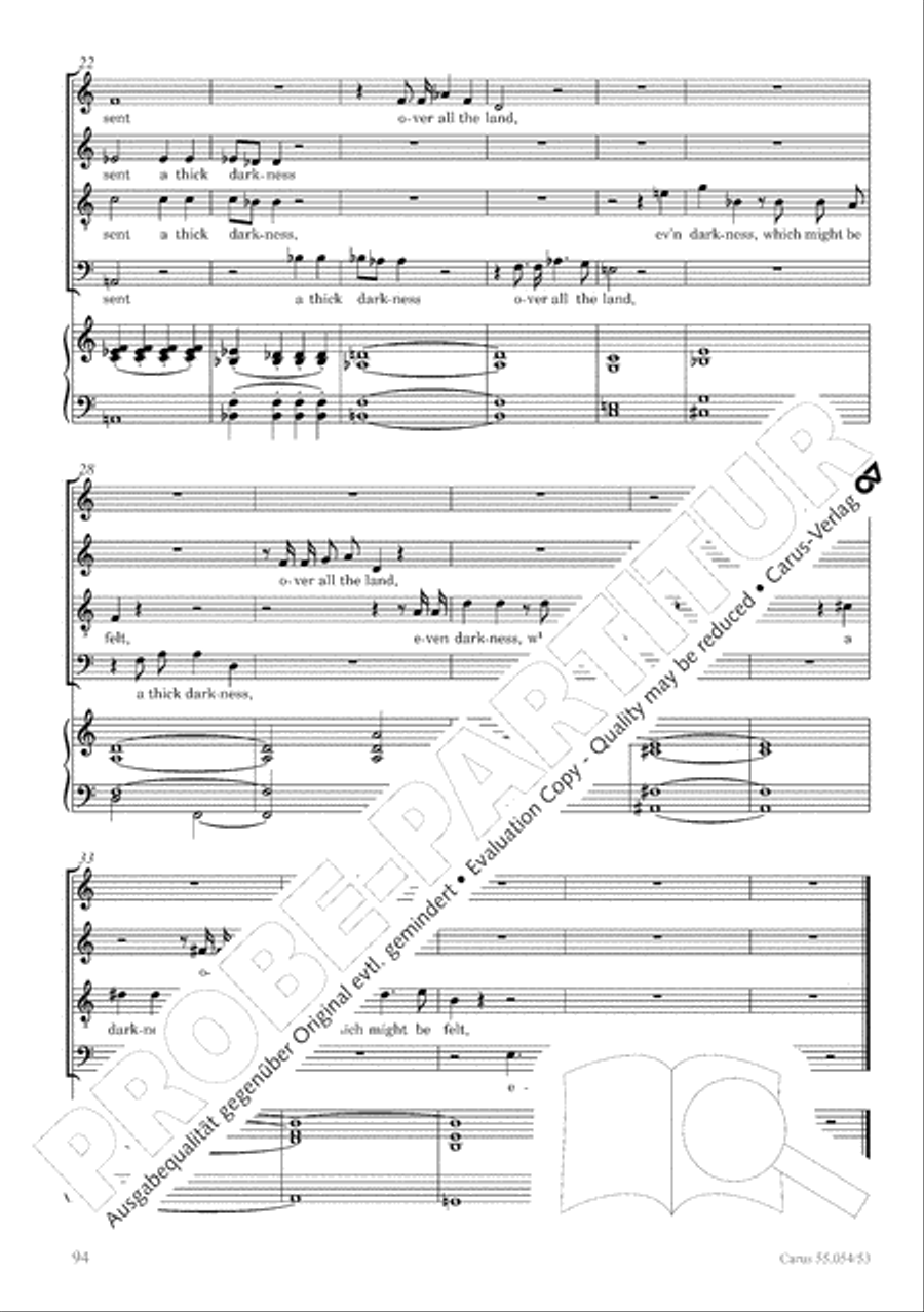 Israel in Egypt - Part I-III 4-Part scores gallery preview page 102
