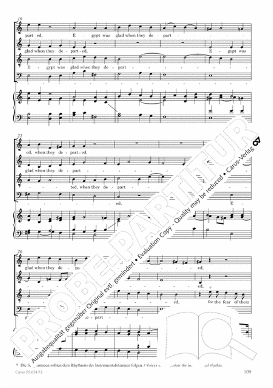 Israel in Egypt - Part I-III 4-Part scores gallery preview page 117
