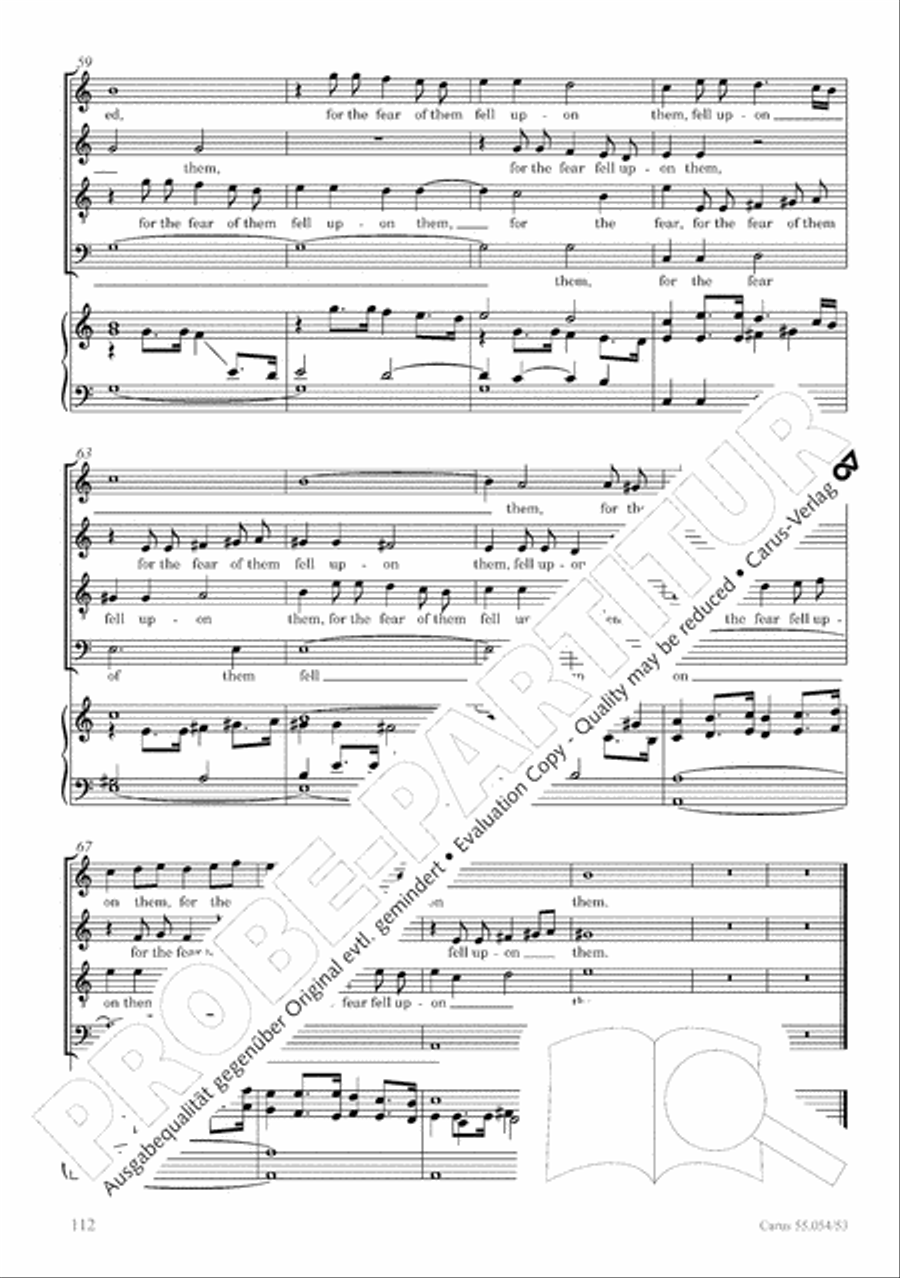 Israel in Egypt - Part I-III 4-Part scores gallery preview page 120