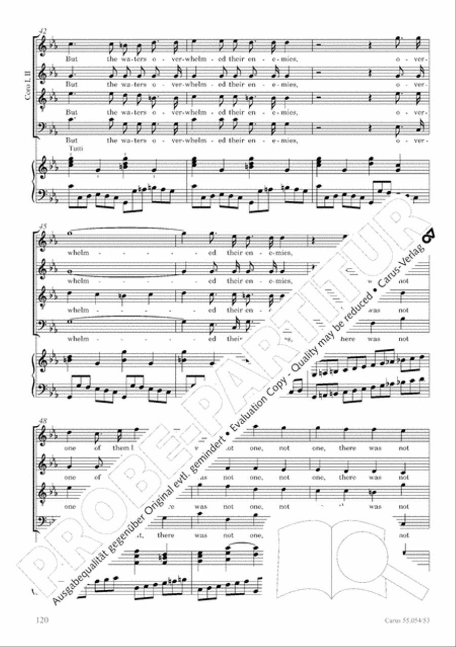 Israel in Egypt - Part I-III 4-Part scores gallery preview page 128