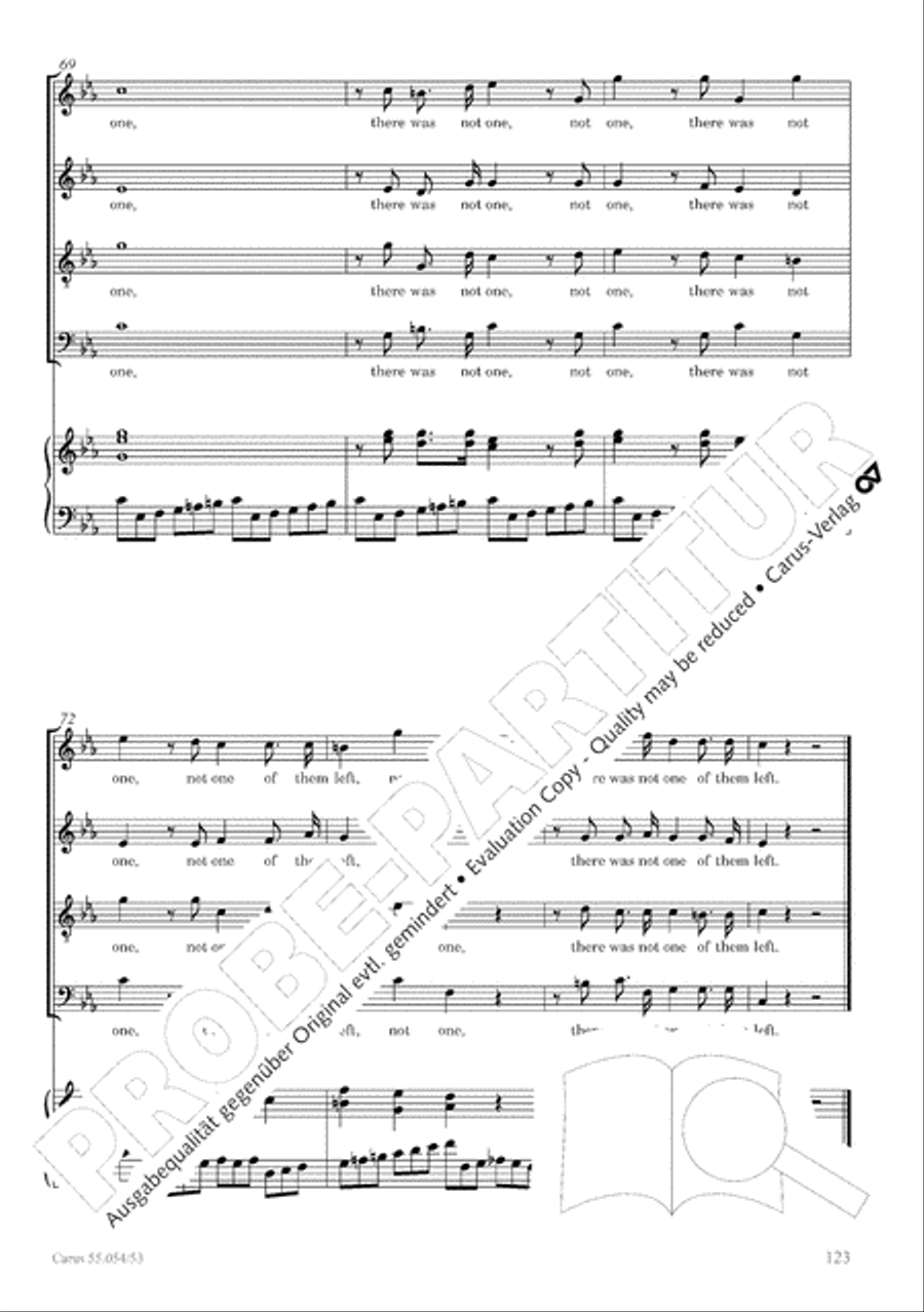 Israel in Egypt - Part I-III 4-Part scores gallery preview page 131