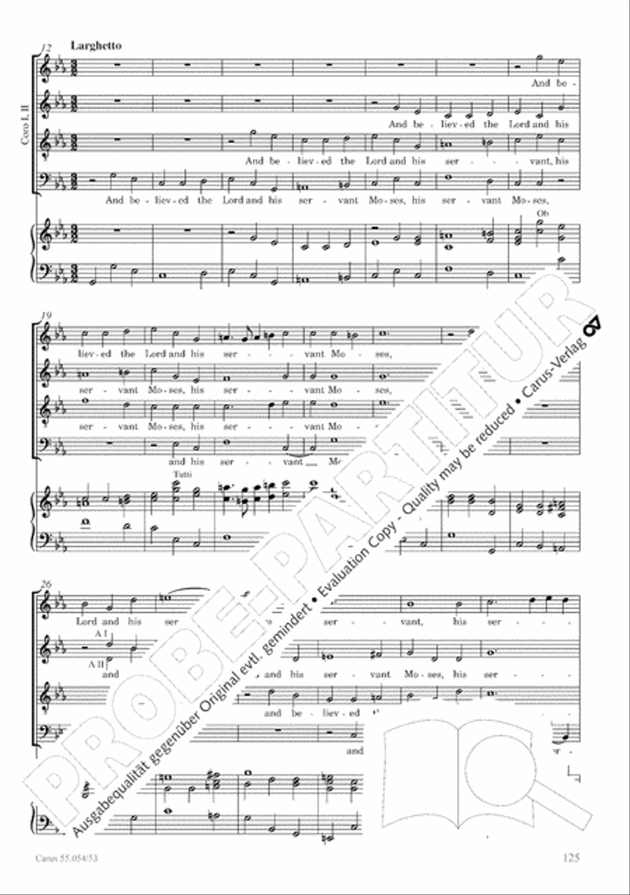 Israel in Egypt - Part I-III 4-Part scores gallery preview page 133