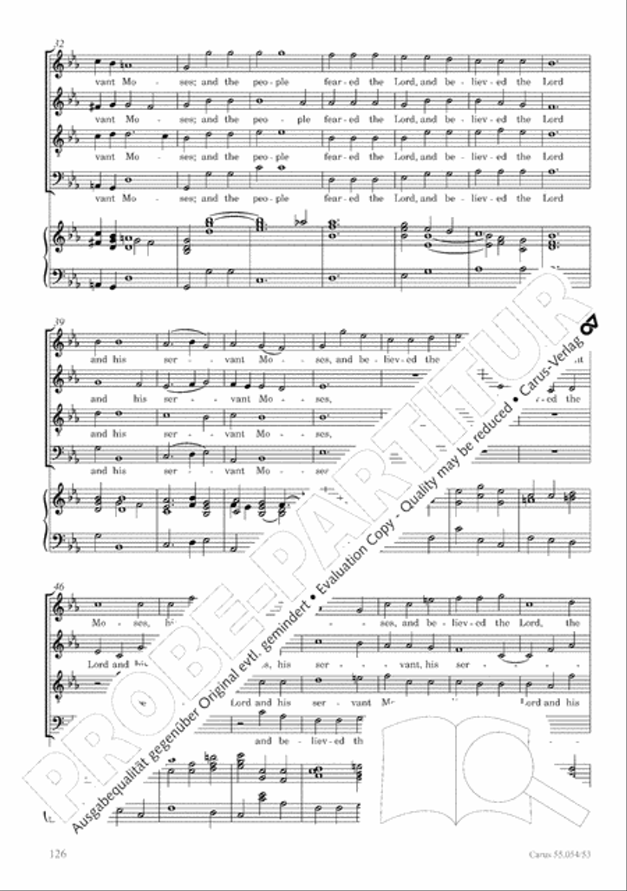 Israel in Egypt - Part I-III 4-Part scores gallery preview page 134