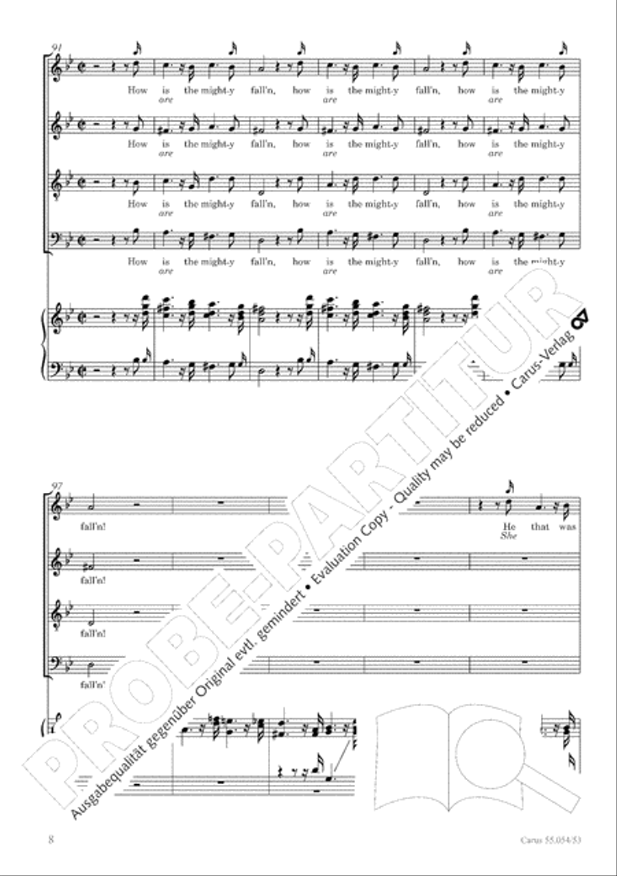 Israel in Egypt - Part I-III 4-Part scores gallery preview page 16