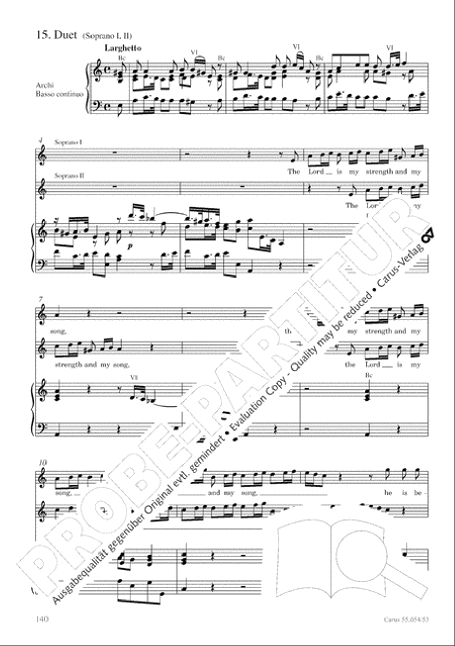 Israel in Egypt - Part I-III 4-Part scores gallery preview page 148