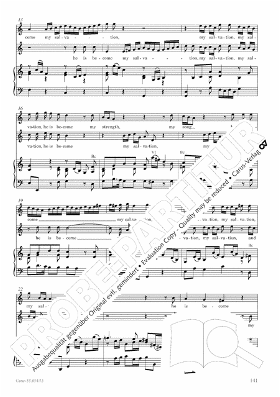 Israel in Egypt - Part I-III 4-Part scores gallery preview page 149