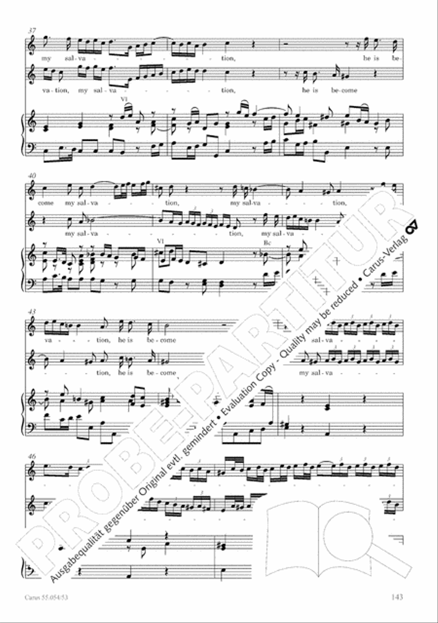 Israel in Egypt - Part I-III 4-Part scores gallery preview page 151